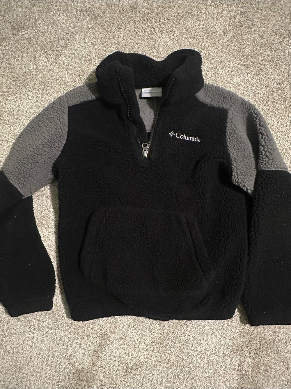 Boys Columbia half zip fleece